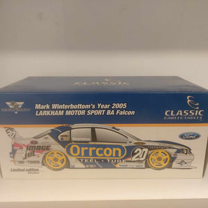 Auto Art Mark Winterbottom's Year 2005 Larkham Motor Sport BA Falcon Model Car