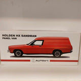 Auto Art Red Holden HX Sandman Panel Van Model Car