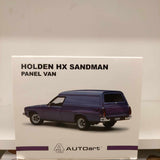 Auto Art Blue Holden HX Sandman Panel Van Model Car