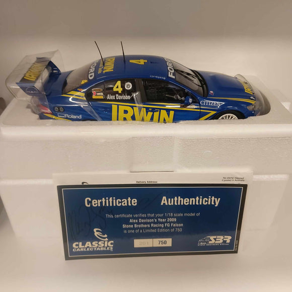 Limited Edition Alex Davisons Year 2009 Stone Brothers Racing Fg Falcon 1:16 model car