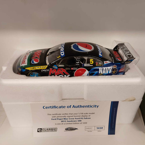 Classic Carlectables Ford Pepsi Max Crew FG Falcon 2013 Sandown 500 Model Car