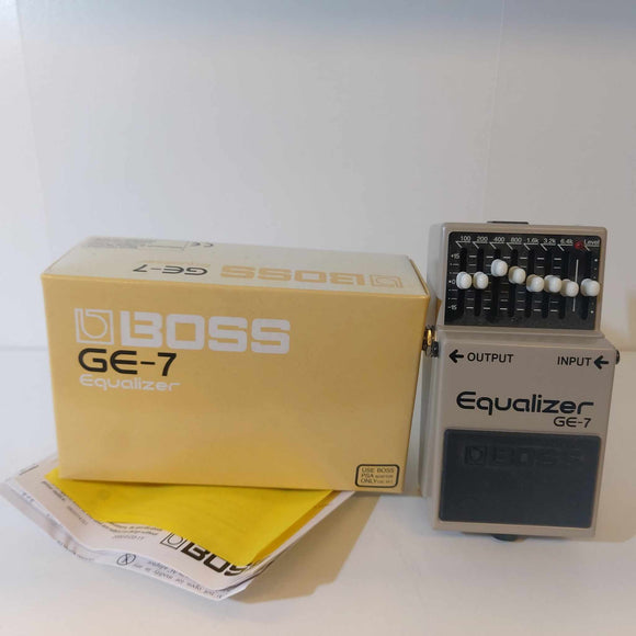 Boss GE-7 Equalizer Foot Pedal