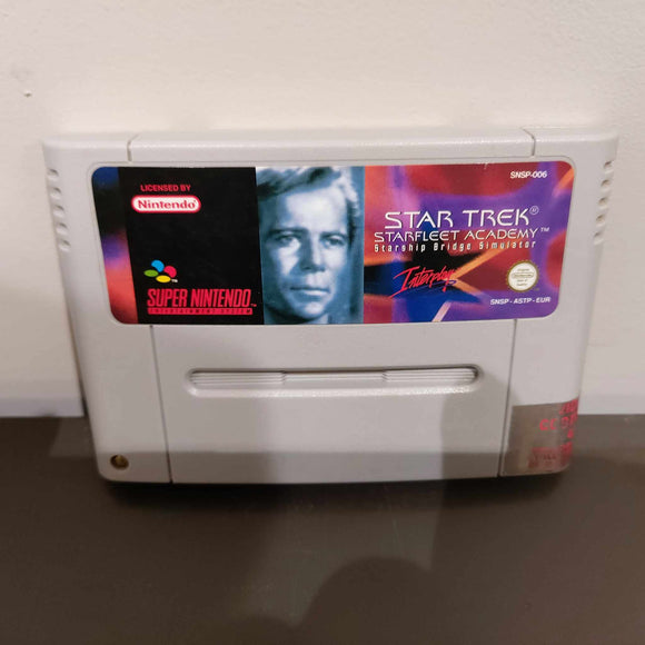 Star Trek Starfleet Academy Starship Bridge Simulator for SNES