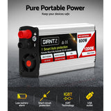 Giantz 600W Puresine Wave DC-AC Power Inverter - FREE SHIPPING